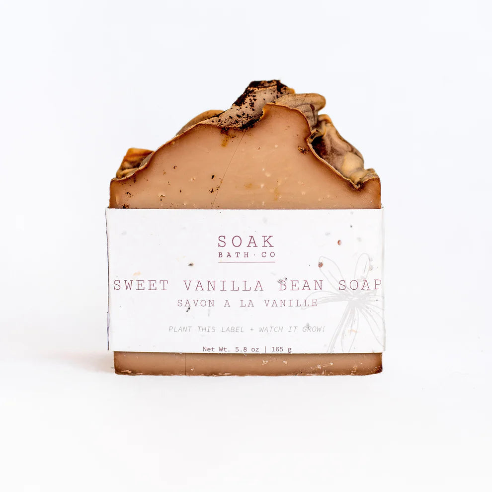 Sweet Vanilla bean bar soap.