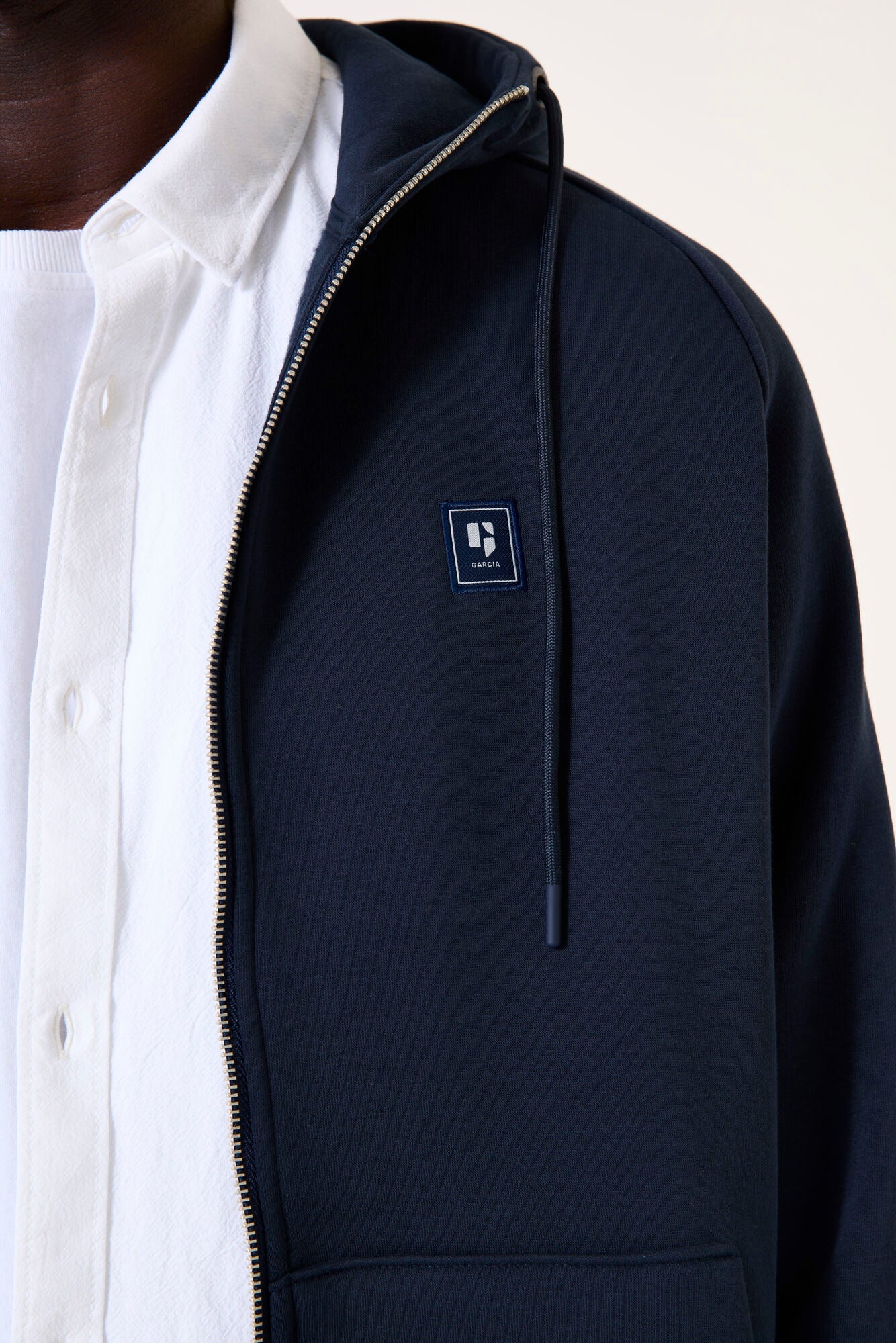 GARCIA Men's Dark Blue Cardigan