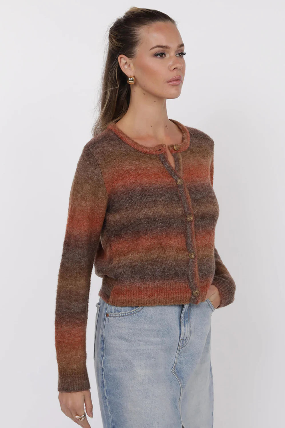 SAGE THE LABEL Harper Ombre Cardigan