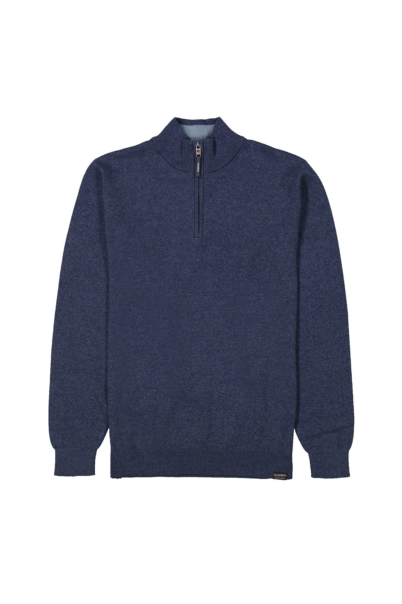 GARCIA Men's Blue Pullover Sweater