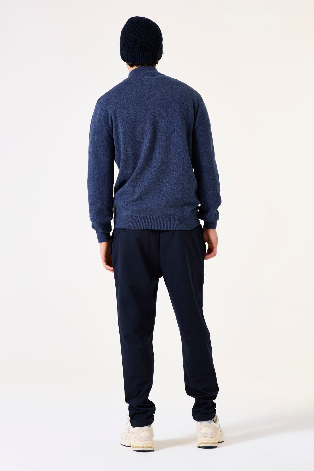 GARCIA Men's Blue Pullover Sweater