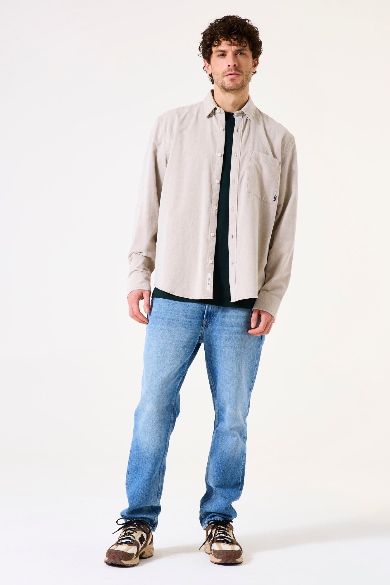GARCIA Beige Corduroy Shirt