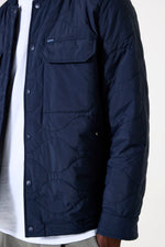 Load image into Gallery viewer, GARCIA Dark Blue Bomber Jacket
