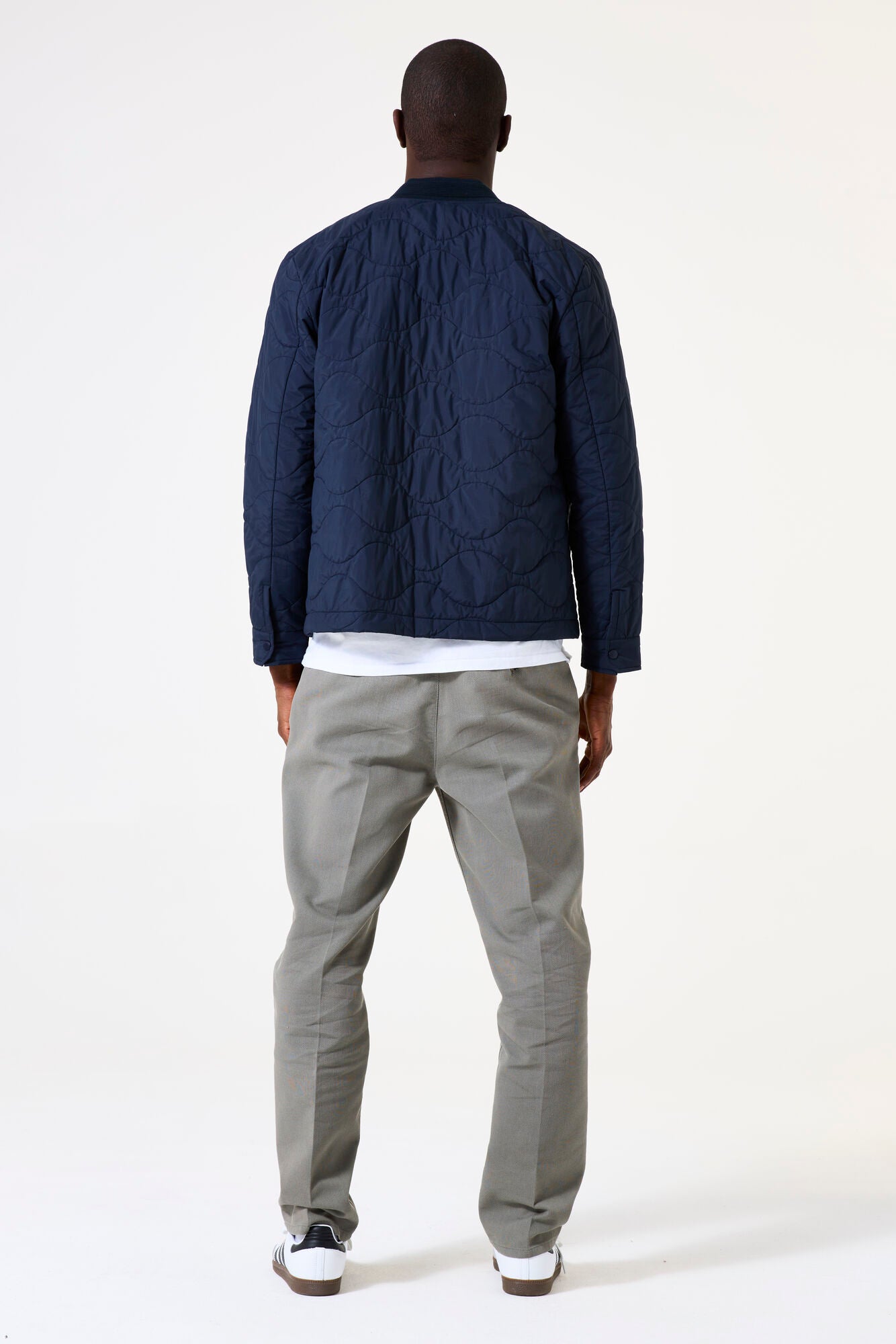 GARCIA Dark Blue Bomber Jacket