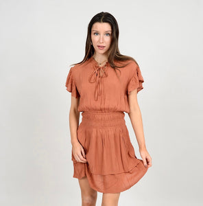 RD STYLE Pania Ruffle Detail Tiered Dress