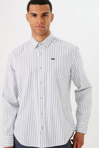 GARCIA Striped Button Down Shirt