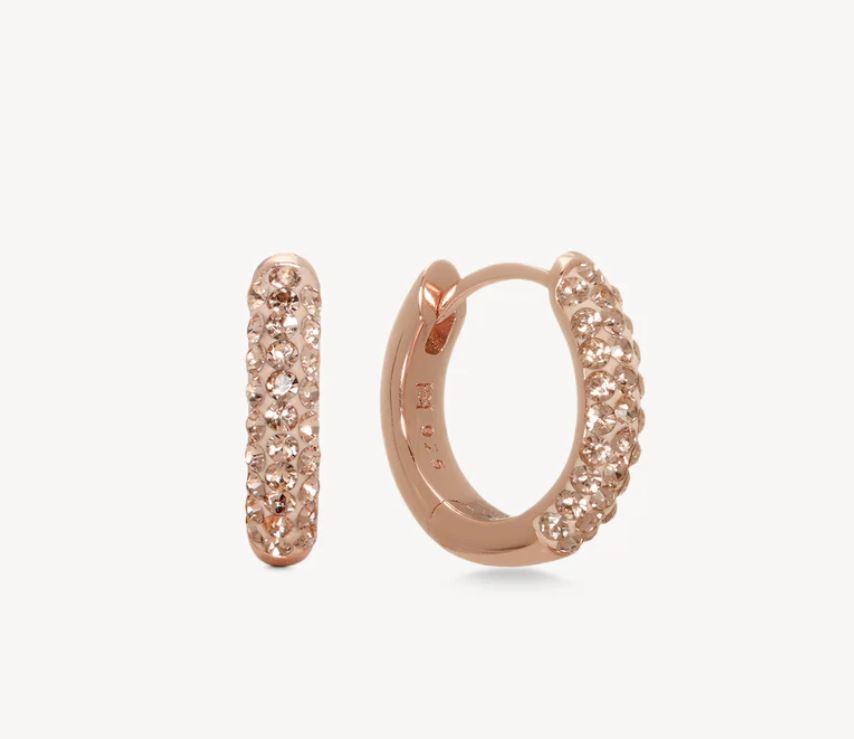 HILLBERG & BERK Always On Sparkle Hoops