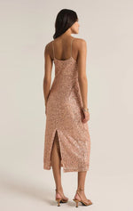 Load image into Gallery viewer, ZSUPPLY Paulina Sequin Midi Dress
