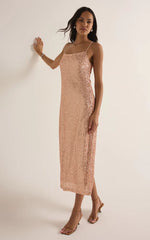 Load image into Gallery viewer, ZSUPPLY Paulina Sequin Midi Dress
