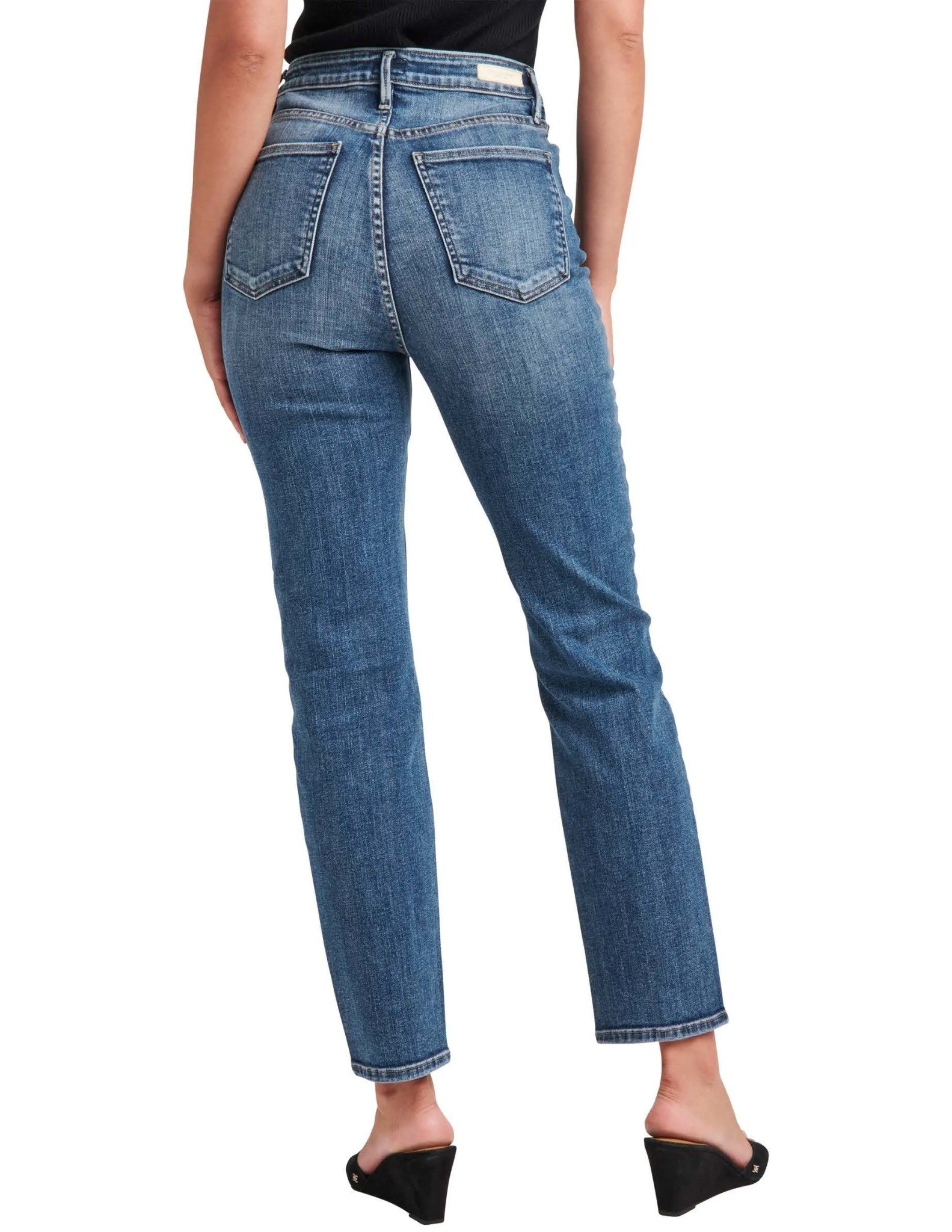 SILVER JEANS Aikins High Rise Straight Leg Jeans