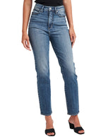 Load image into Gallery viewer, SILVER JEANS Aikins High Rise Straight Leg Jeans
