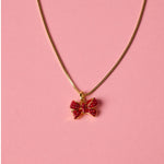 Load image into Gallery viewer, HILLBERG &amp; BERK Red Velvet Sparkle Bow Charm
