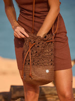 Load image into Gallery viewer, ROXY Sunset Music Bucket Bag
