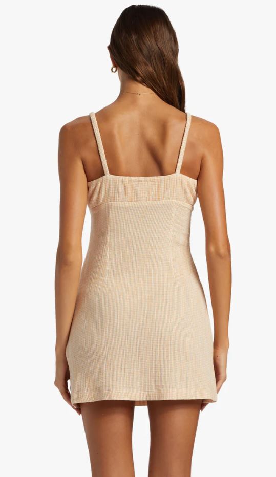 ROXY Sweet Lily Checker Mini Dress