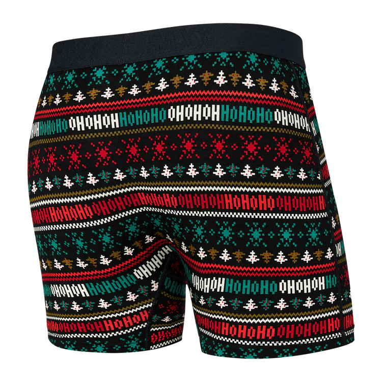 SAXX Ultra Soft Boxer Brief-Holiday Sweater