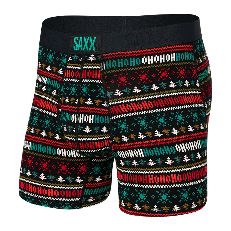 SAXX Ultra Soft Boxer Brief-Holiday Sweater