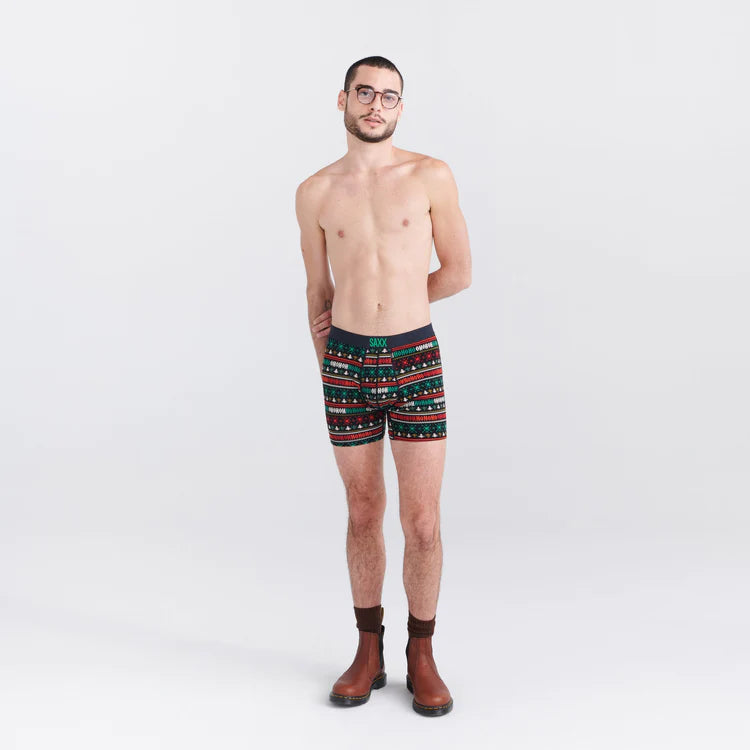 SAXX Ultra Soft Boxer Brief-Holiday Sweater