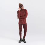 Load image into Gallery viewer, SAXX Roast Master Long Sleeve Crew-Dark Brick
