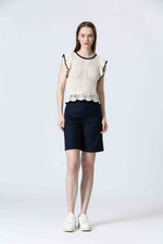 Load image into Gallery viewer, SEE U SOON Crochet Knit Top
