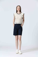 Load image into Gallery viewer, SEE U SOON Crochet Knit Top
