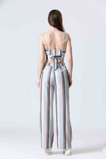 Load image into Gallery viewer, SEE U SOON Striped Bustier Top
