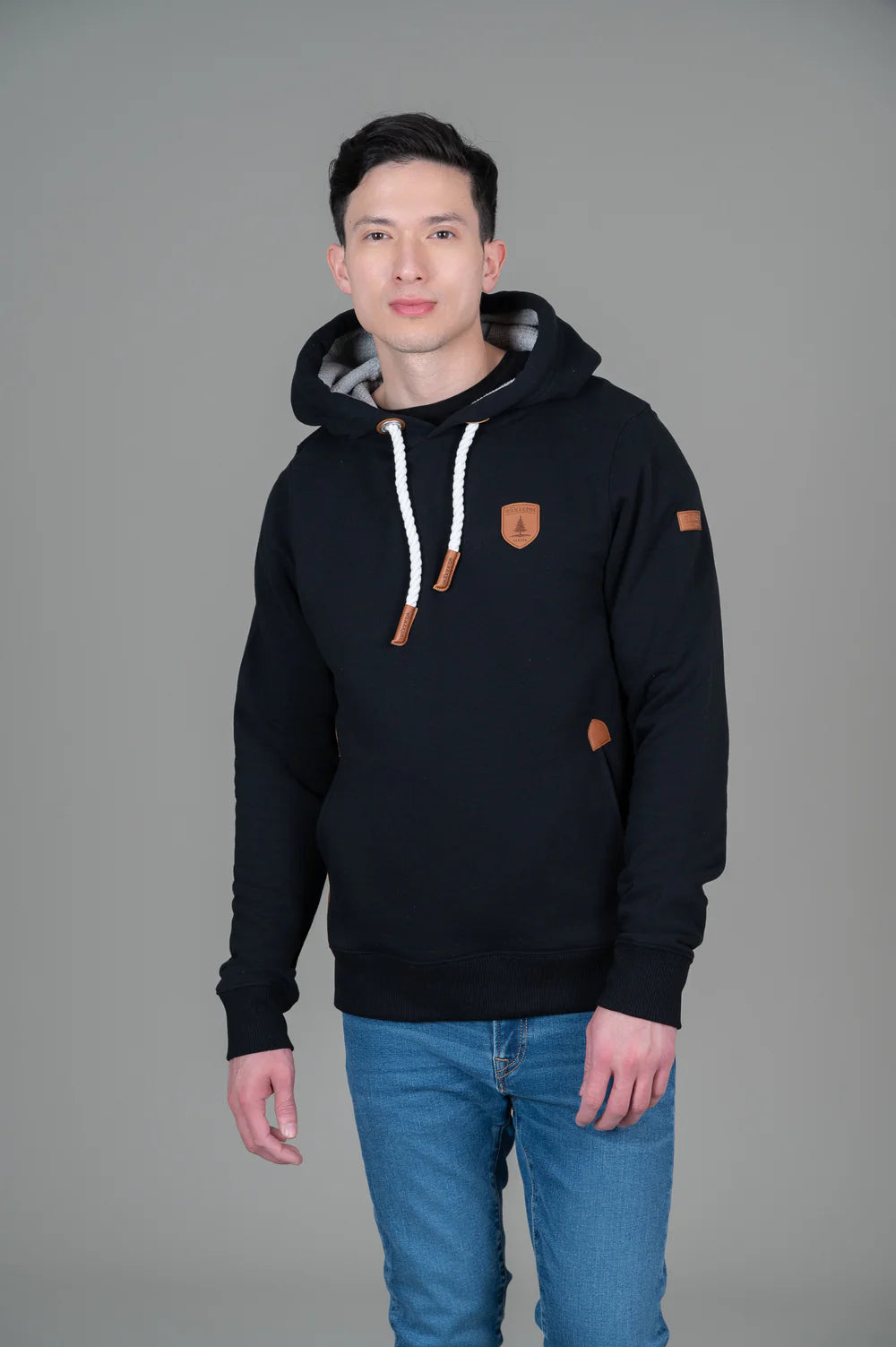 WANAKOME Men's Fairfax Black Hoodie