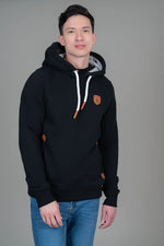 Load image into Gallery viewer, WANAKOME Men&#39;s Fairfax Black Hoodie
