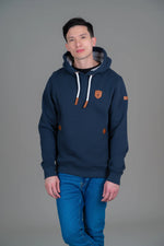 Load image into Gallery viewer, WANAKOME Fairfax Oxford Blue Hoodie
