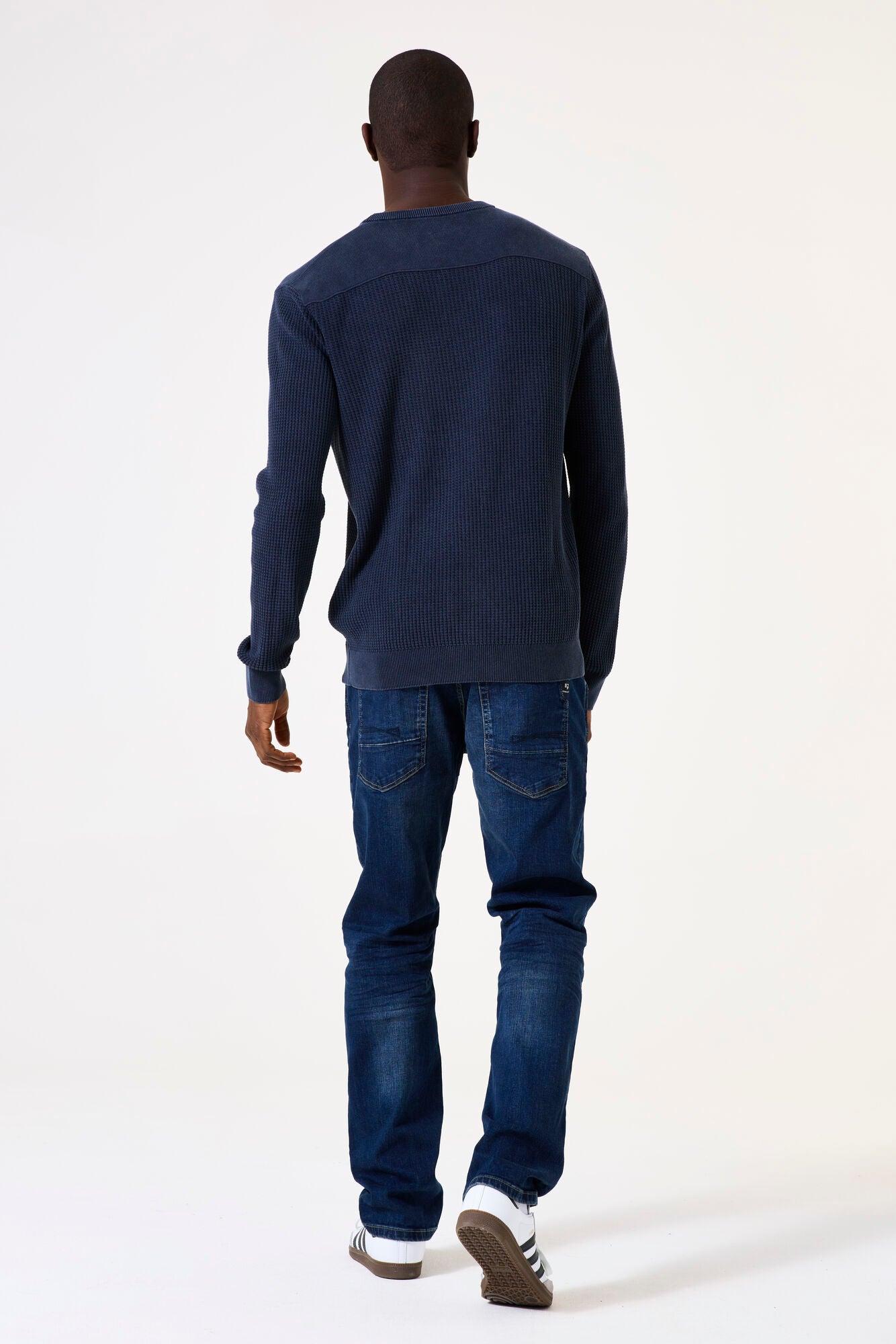 GARCIA Dark Blue Pullover Sweater