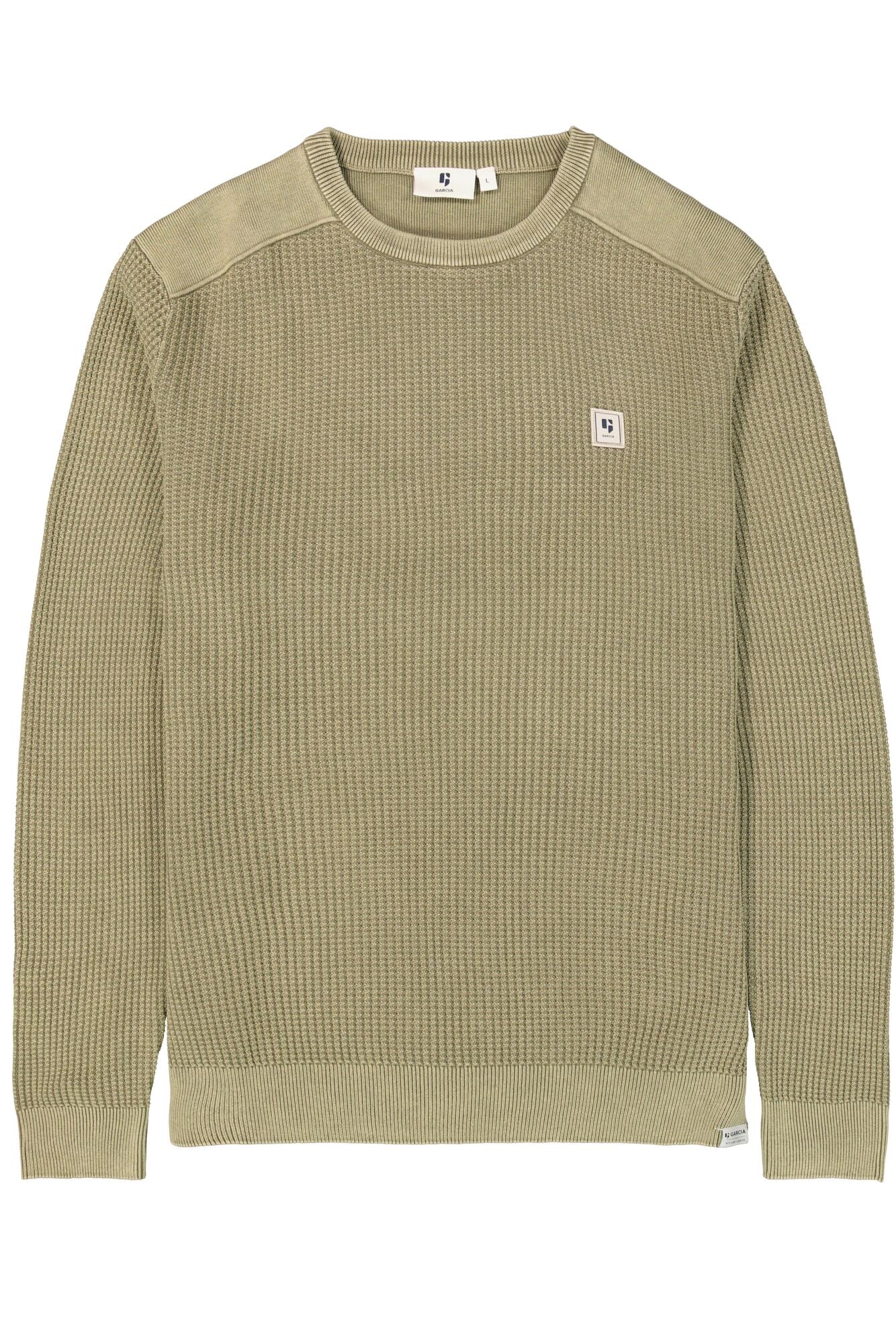 GARCIA Green Pullover Sweater