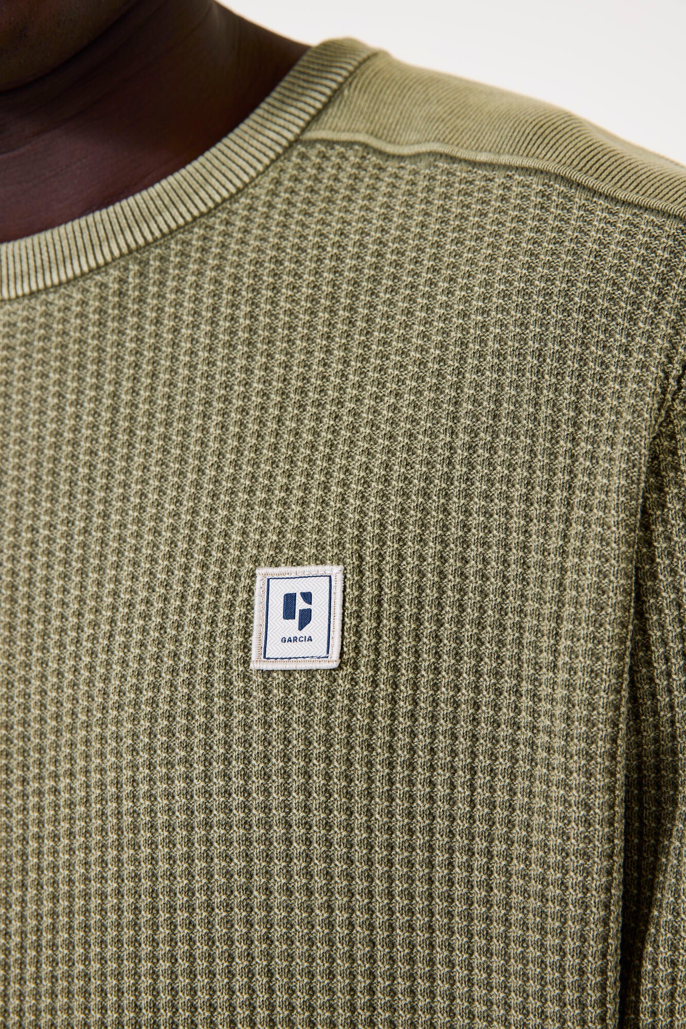 GARCIA Green Pullover Sweater