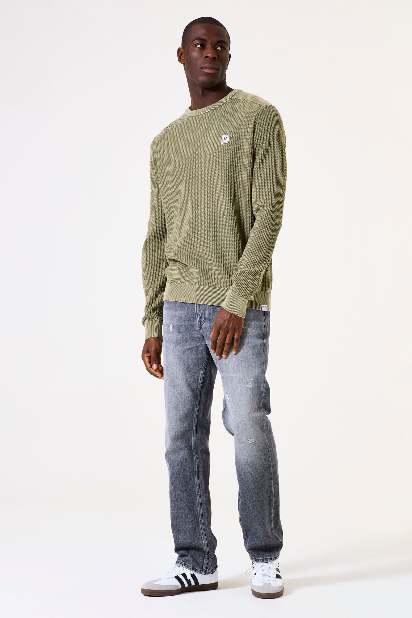 GARCIA Green Pullover Sweater