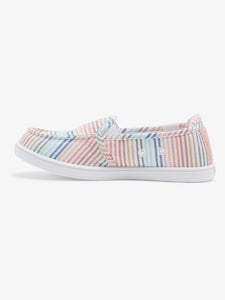 ROXY GIRL Minnow Slip on Shoes - Rainbow Stripe