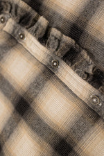 Load image into Gallery viewer, GARCIA Checkered Ruffled Blouse
