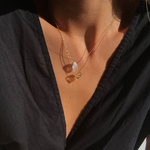 Load image into Gallery viewer, PILGRIM Solar Chakra Necklace
