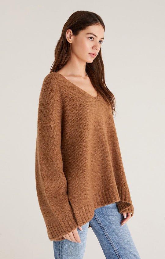 ZSUPPLY Weekender Sweater - Camel Brown