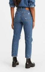 Load image into Gallery viewer, LEVI&#39;S 501 Original Cropped Women&#39;s Jean - Oxnard Athens Ranks
