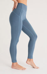 Load image into Gallery viewer, ZSUPPLY Go For It Leo 7/8 Leggings - Caribbean Blue
