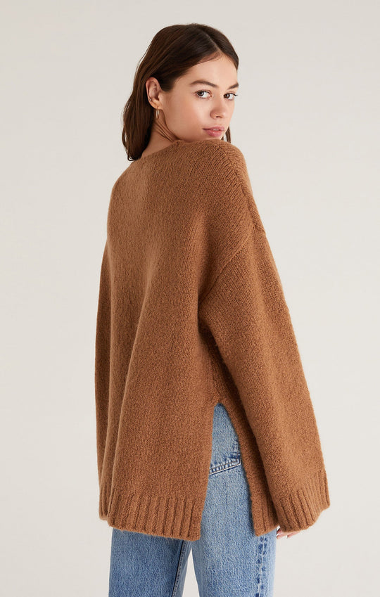 ZSUPPLY Weekender Sweater - Camel Brown