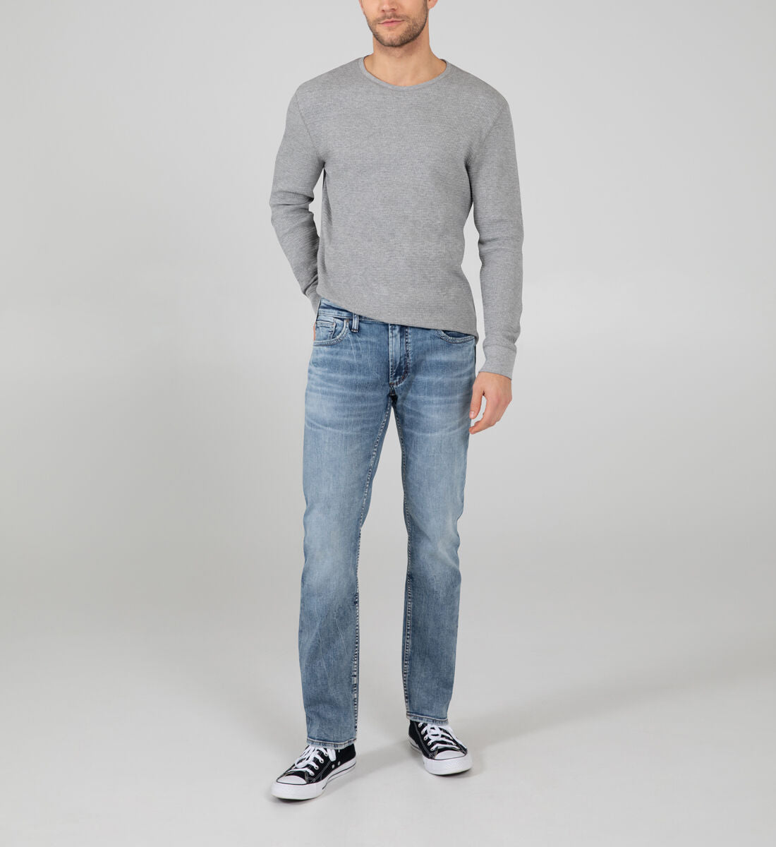 SILVER JEANS Allan Classic Fit Straight Leg Jean