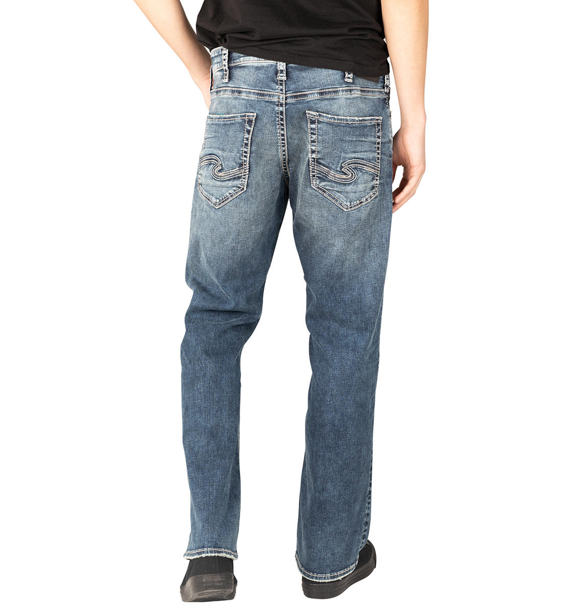 SILVER JEANS Zac Relaxed Fit Straight Leg Jean