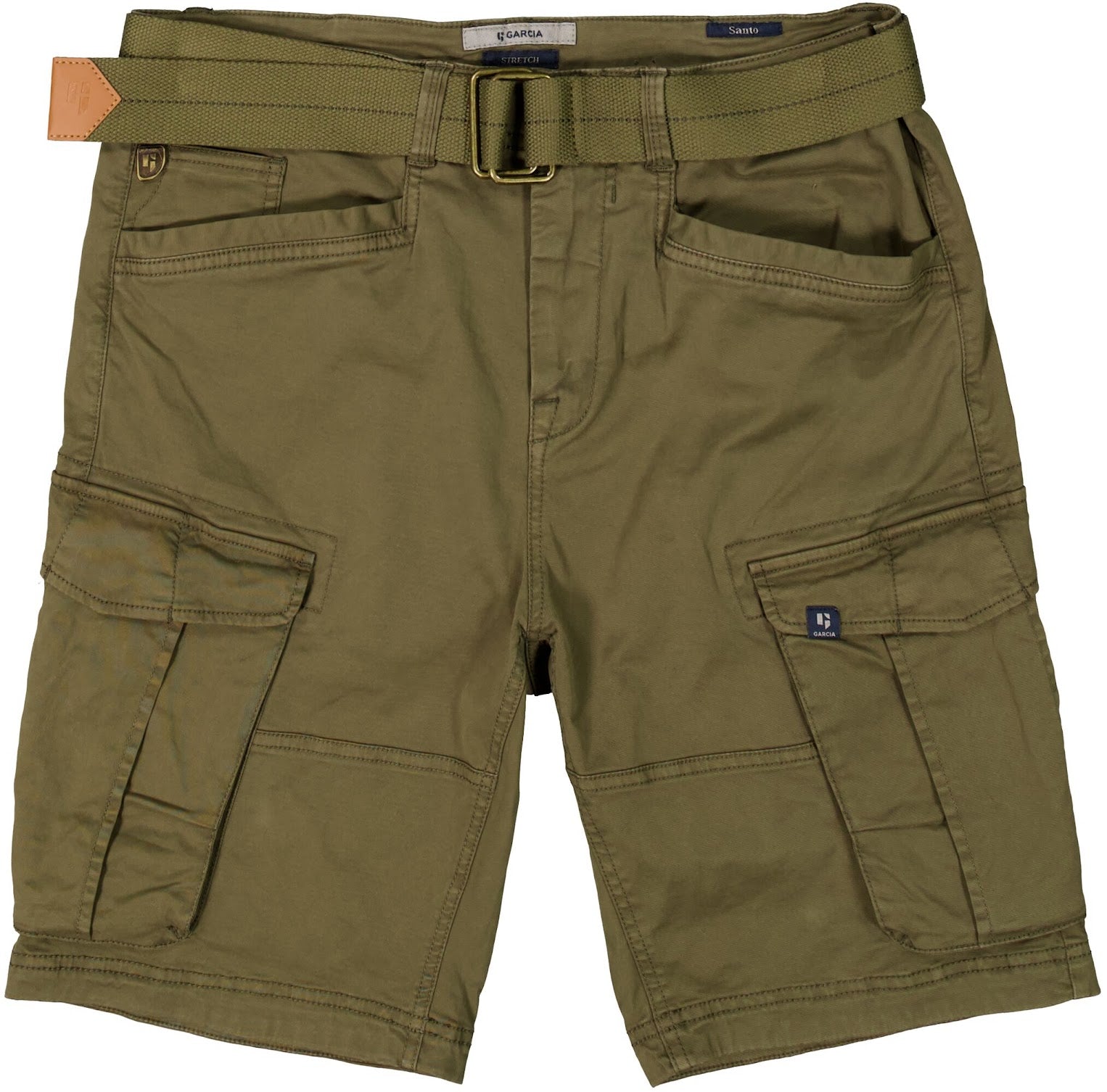 GARCIA Army Green Cargo Short