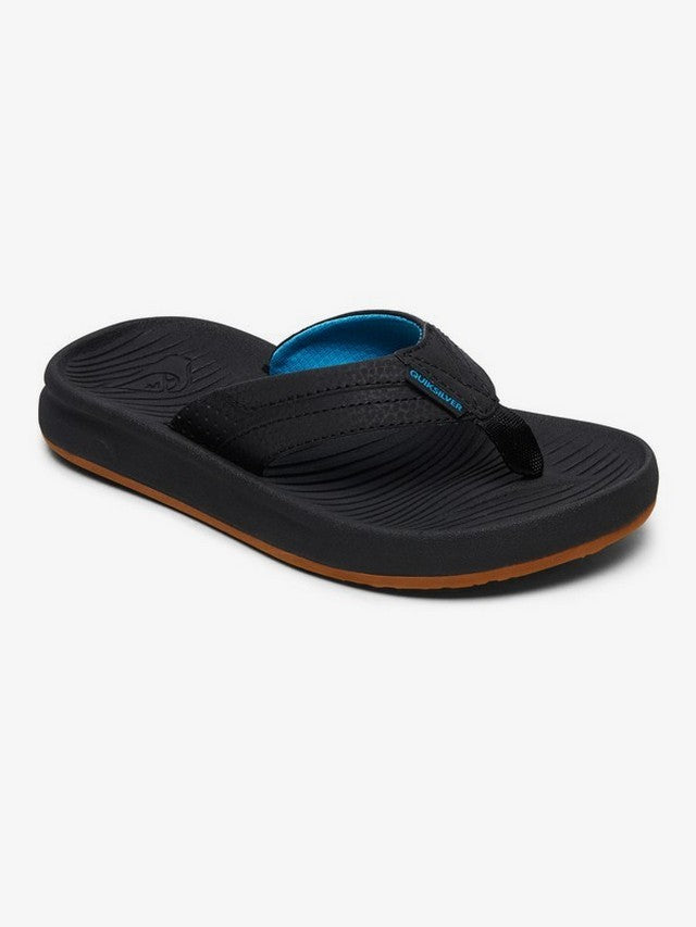 QUIKSILVER Boys Youth Oasis Sandal - Black & Blue