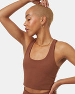 Load image into Gallery viewer, TENTREE InMotion Longline Active Bra - Sepia
