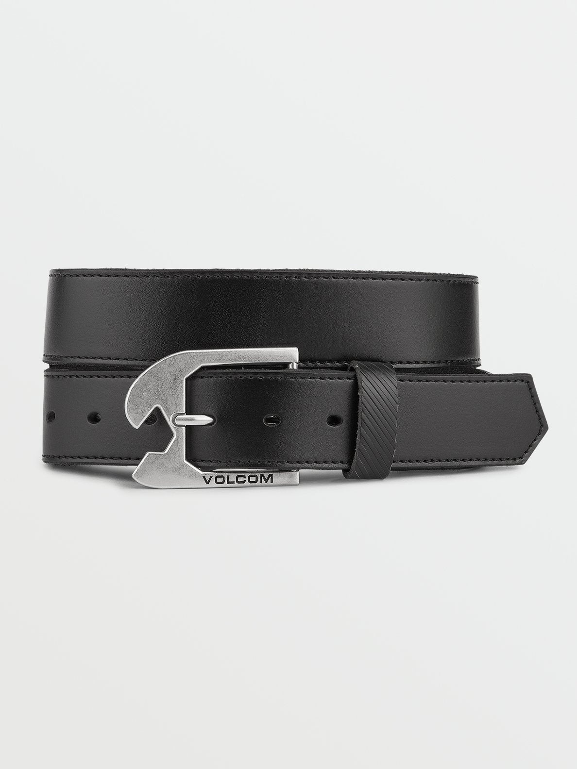 VOLCOM Skully Leather Belt - Black