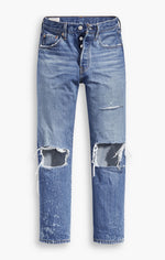 Load image into Gallery viewer, LEVI&#39;S 501 Original Cropped Women&#39;s Jean - Oxnard Athens Ranks
