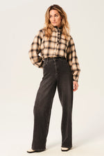 Load image into Gallery viewer, GARCIA Checkered Ruffled Blouse
