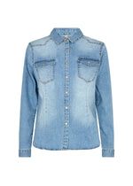 Load image into Gallery viewer, SOYACONCEPT Kiss 1 Denim Shirt
