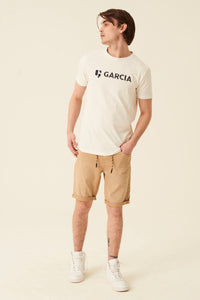 GARCIA Men Shorts - Tan