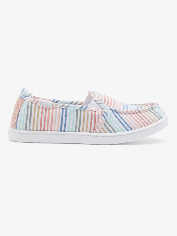 ROXY GIRL Minnow Slip on Shoes - Rainbow Stripe